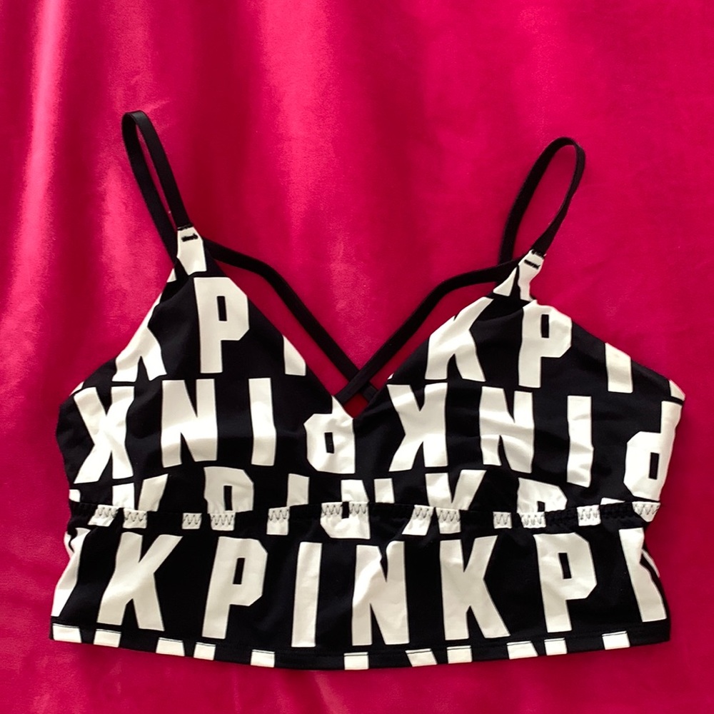 NEW VS pink bra Large